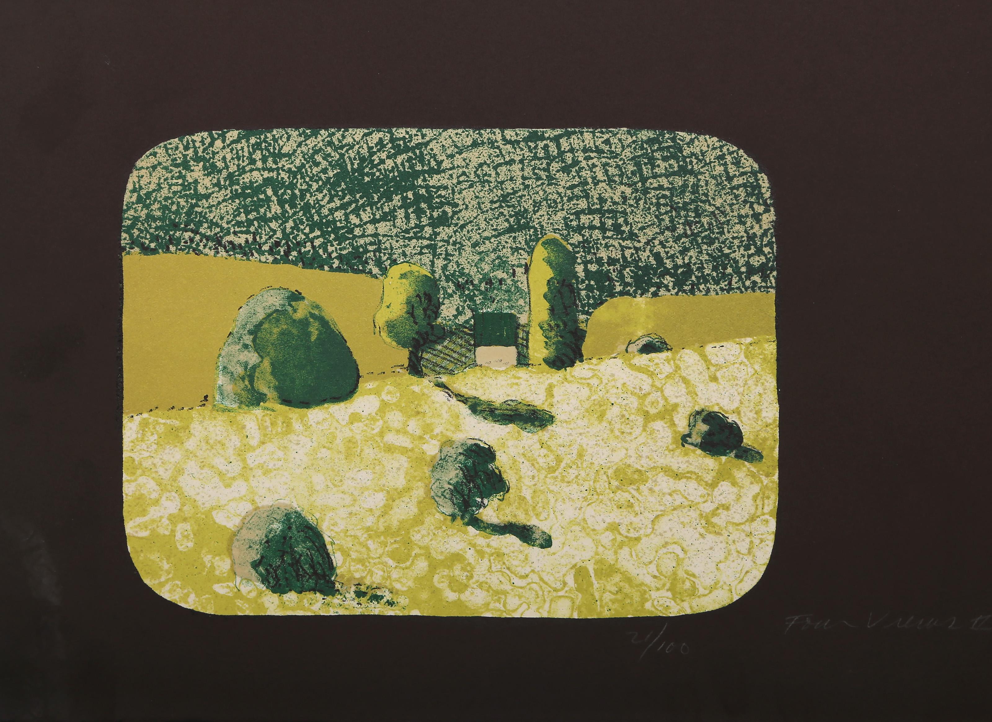 Four Views II, Modern Screenprint by Linda Plotkin For Sale 1