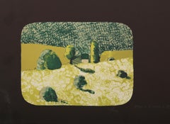 Vier Ansichten II, moderner Siebdruck von Linda Plotkin