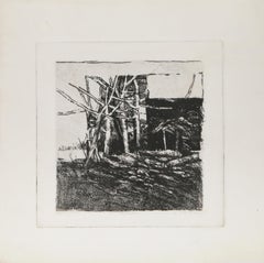 Hunter, Modern Lithograph by Linda Plotkin