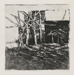 Hunter, lithographie moderne de Linda Plotkin