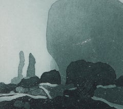 Moshannon, Modern Etching by Linda Plotkin