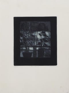 Plants II, Modern Etching and Aquatint by Linda Plotkin