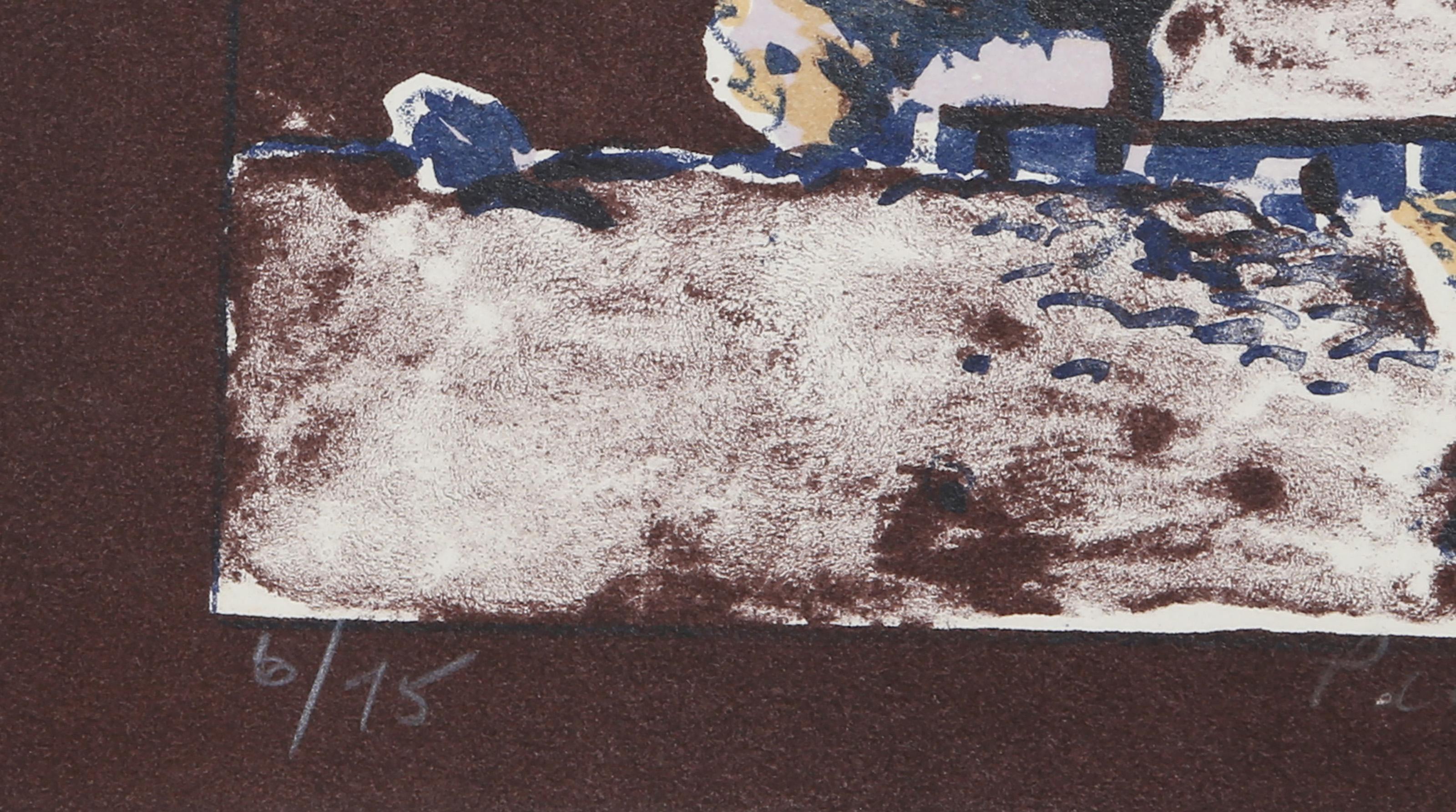 Purple Cow, Modern Screenprint by Linda Plotkin For Sale 1