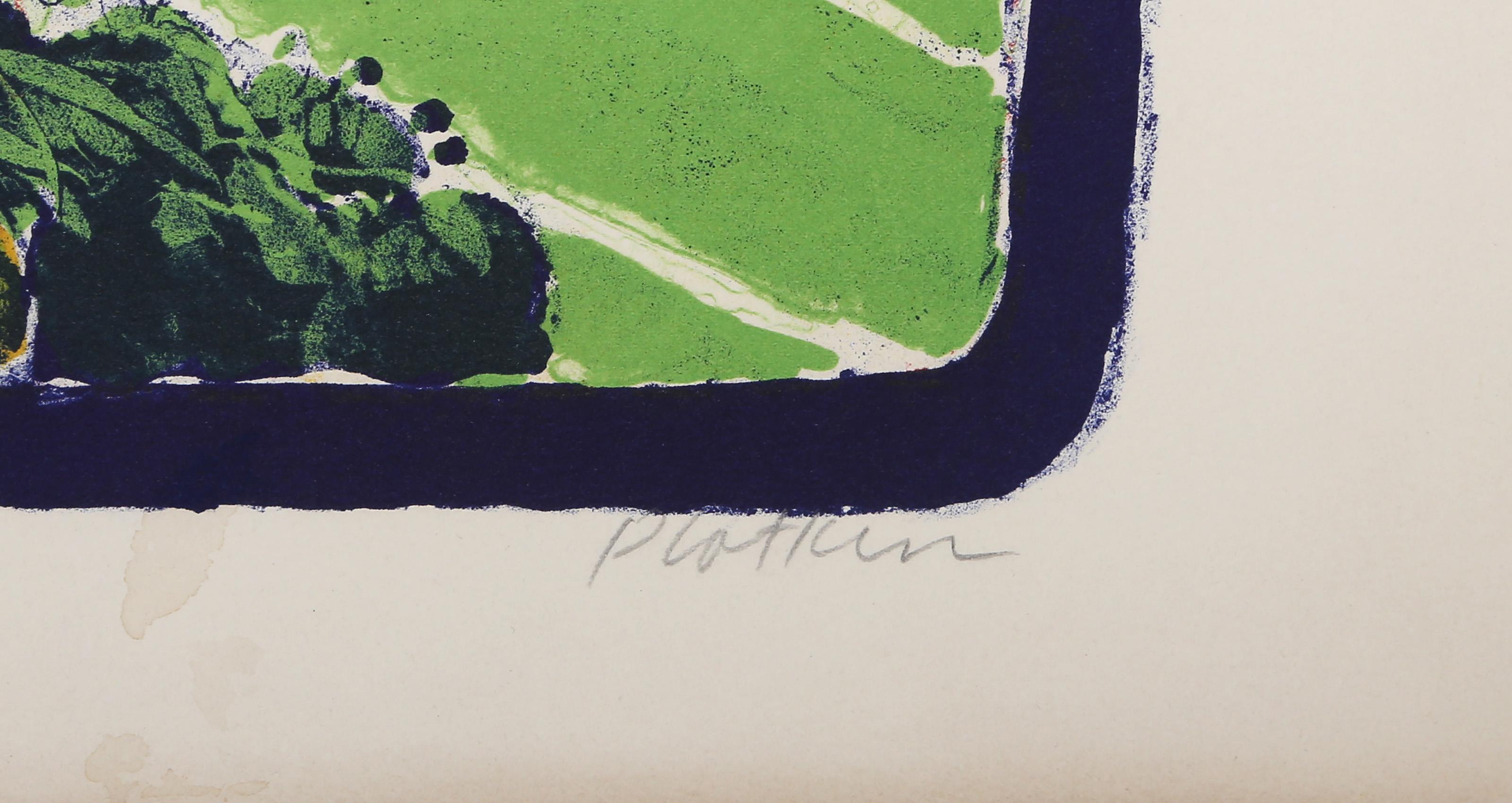 Nuage arc-en-ciel, lithographie moderne de Linda Plotkin en vente 4