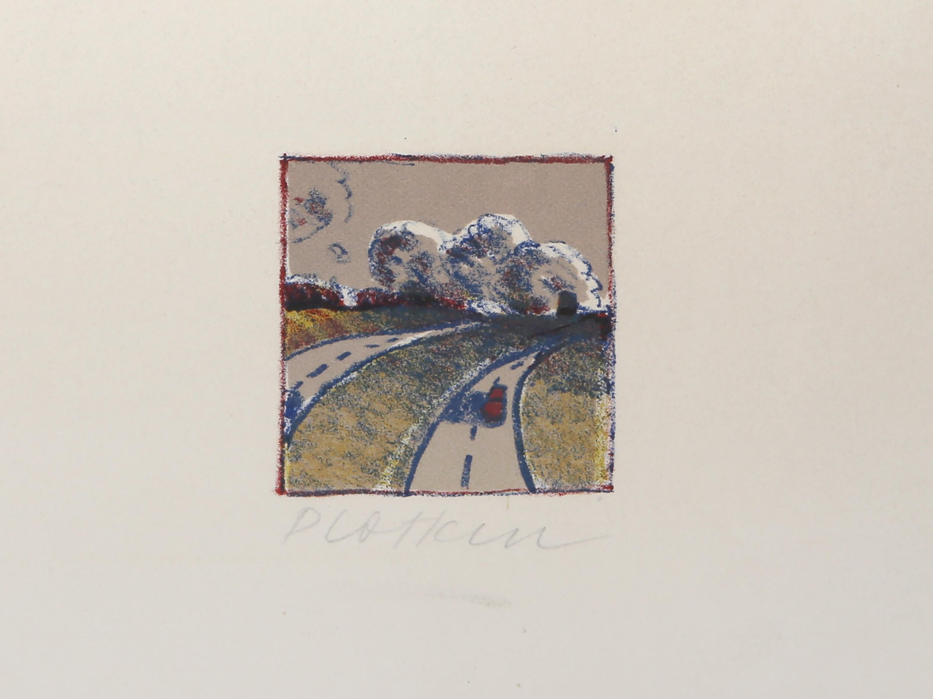 Route 180, Modern Lithograph by Linda Plotkin For Sale 3