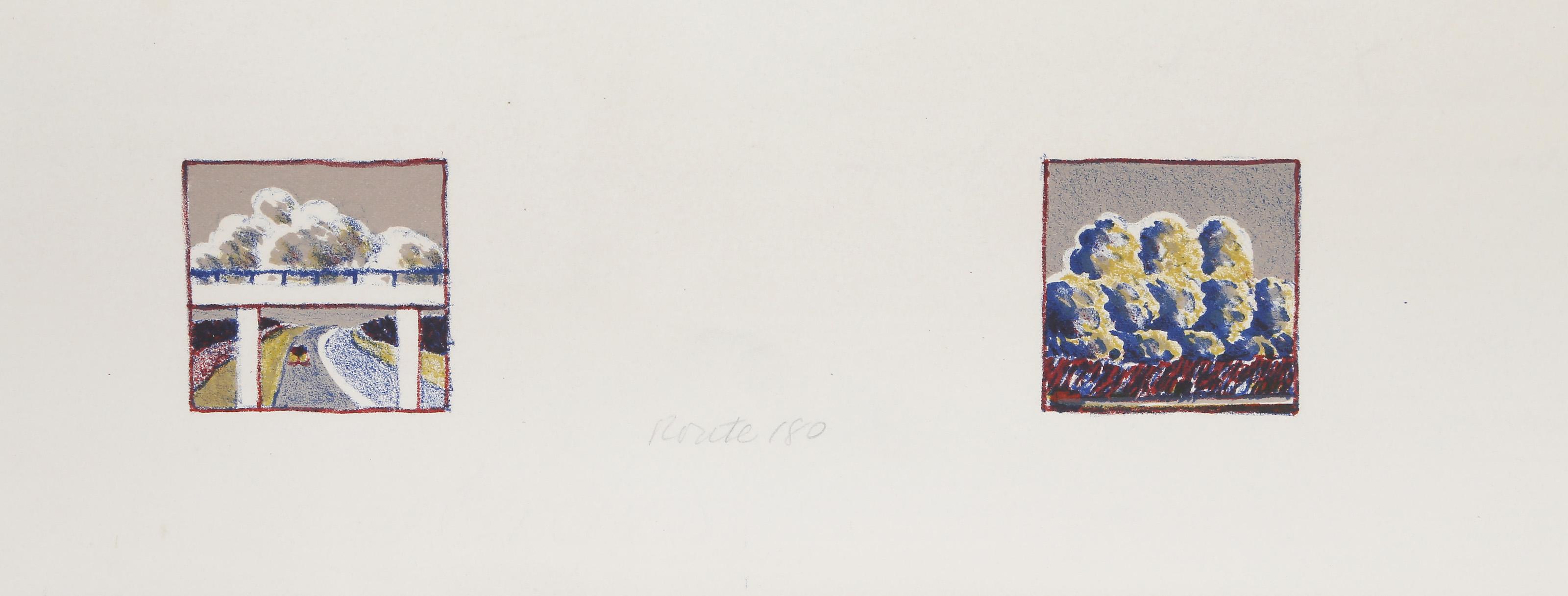 Route 180, Modern Lithograph by Linda Plotkin For Sale 4