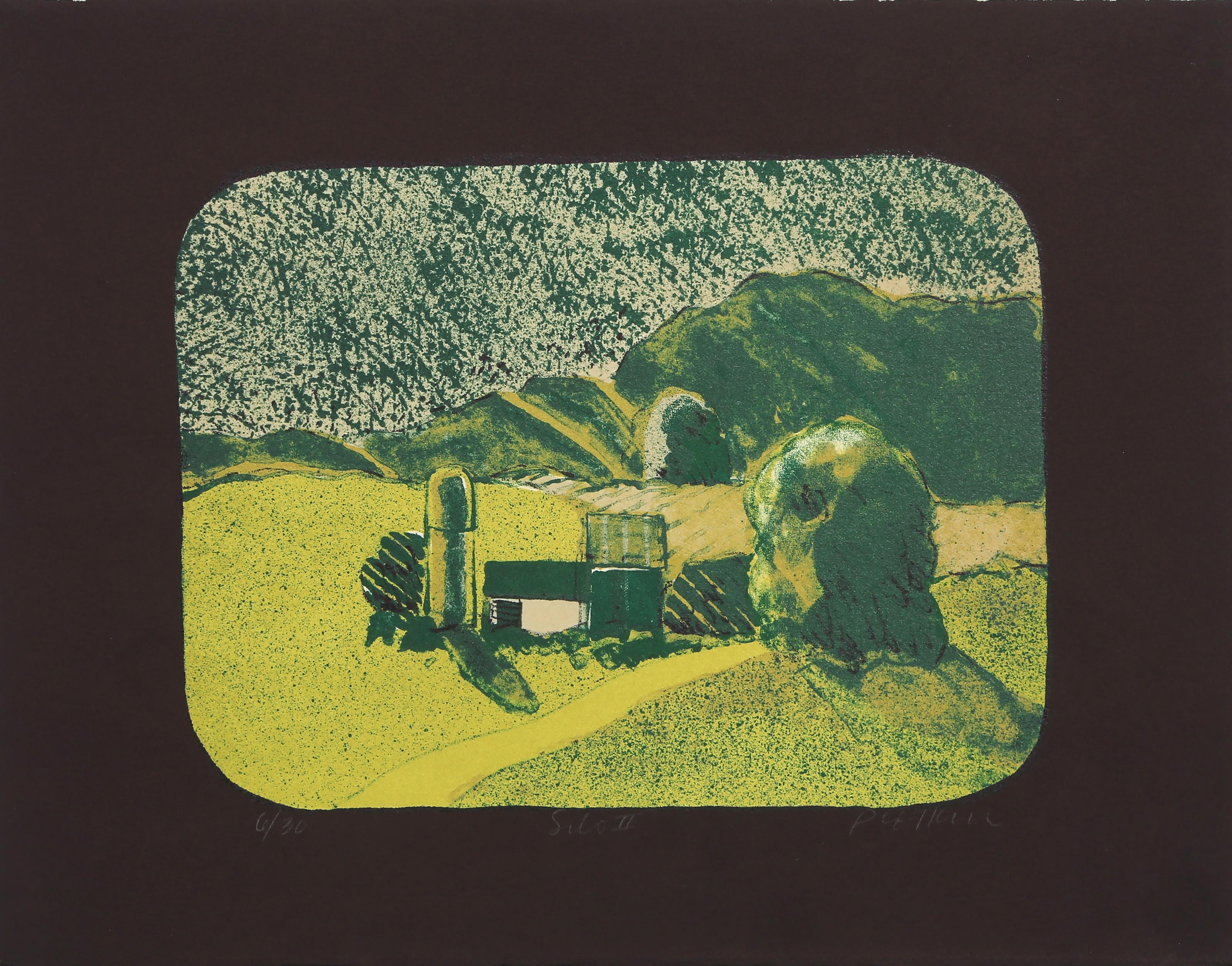 Silo II, Modern Lithograph by Linda Plotkin For Sale 1