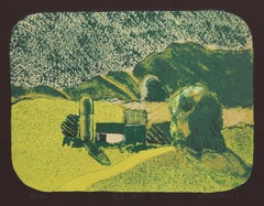 Used Silo II, Modern Lithograph by Linda Plotkin