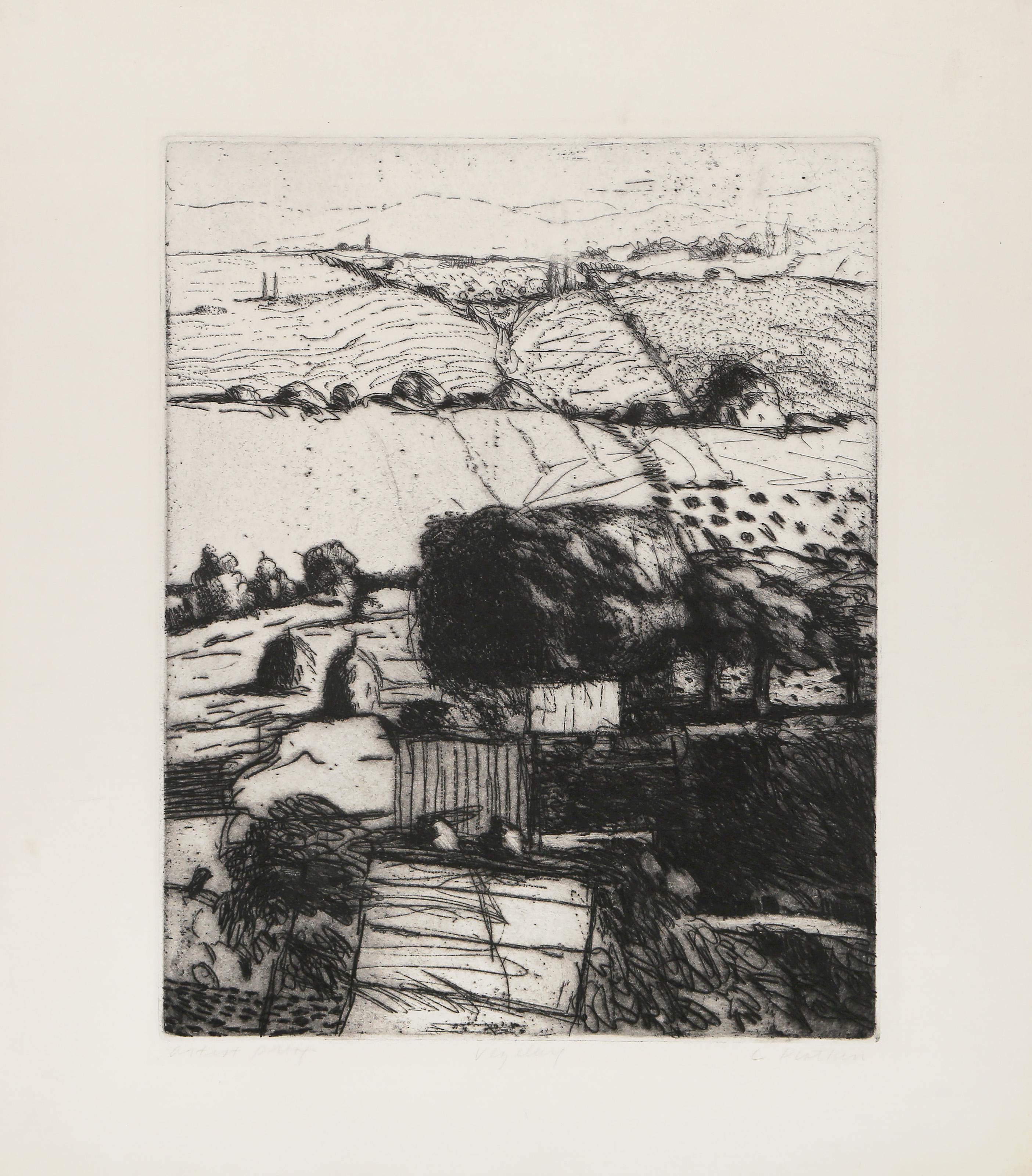Gravure moderne de Linda Plotkin en vente 2