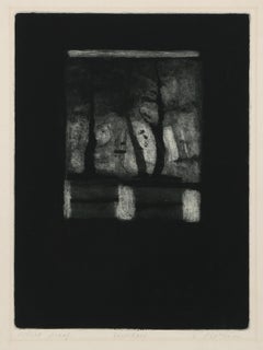 Window, Modern Etching by Linda Plotkin