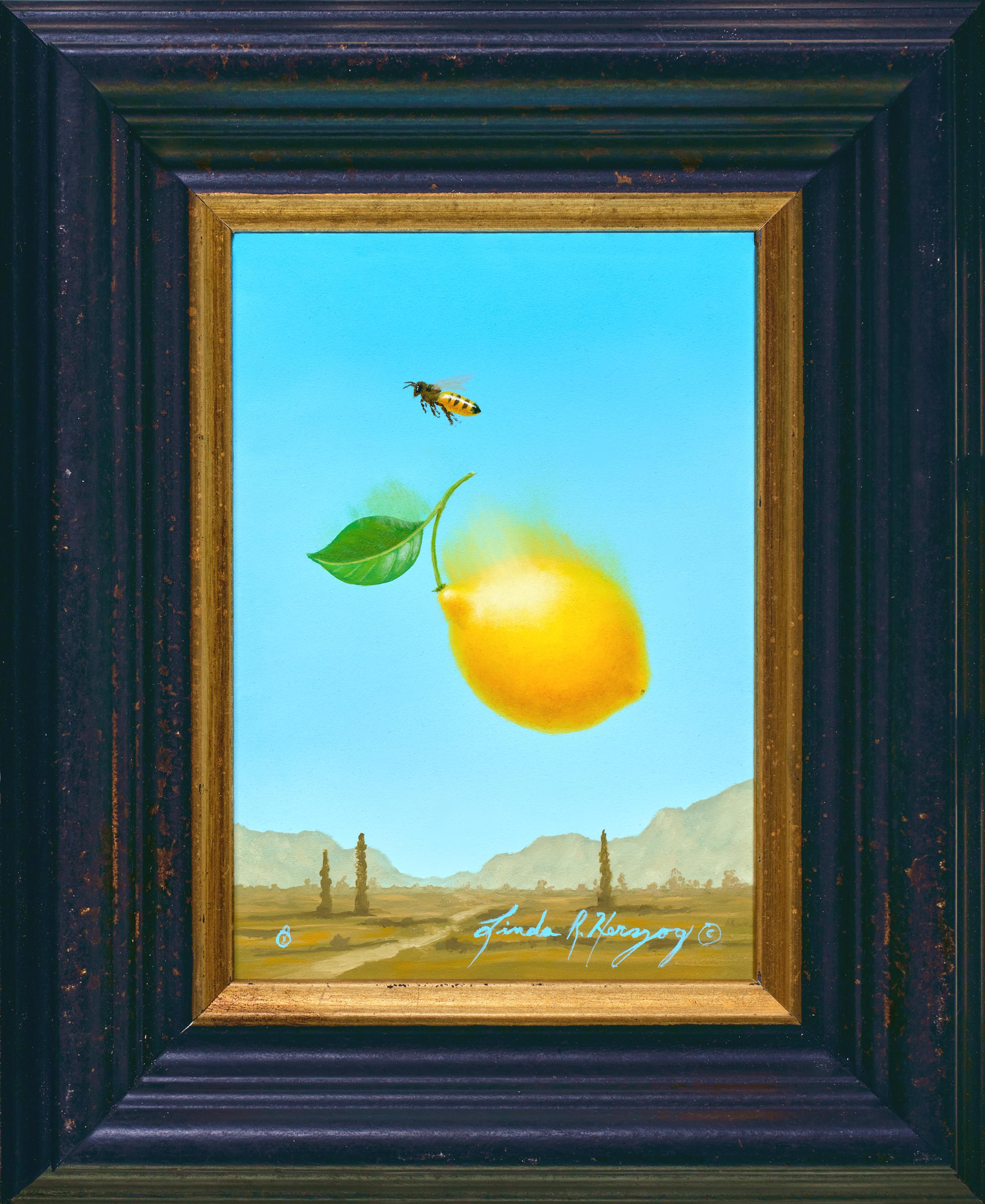 Animal Painting di Linda Ridd Herzog - Goccia di limone
