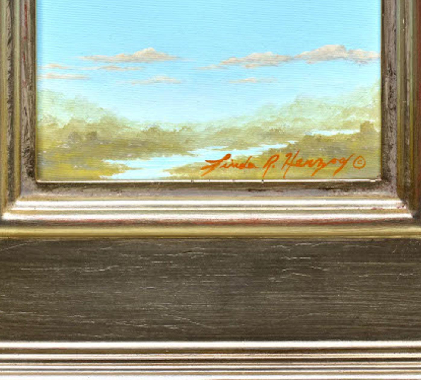 Quail Rider - Contemporary Painting by Linda Ridd Herzog