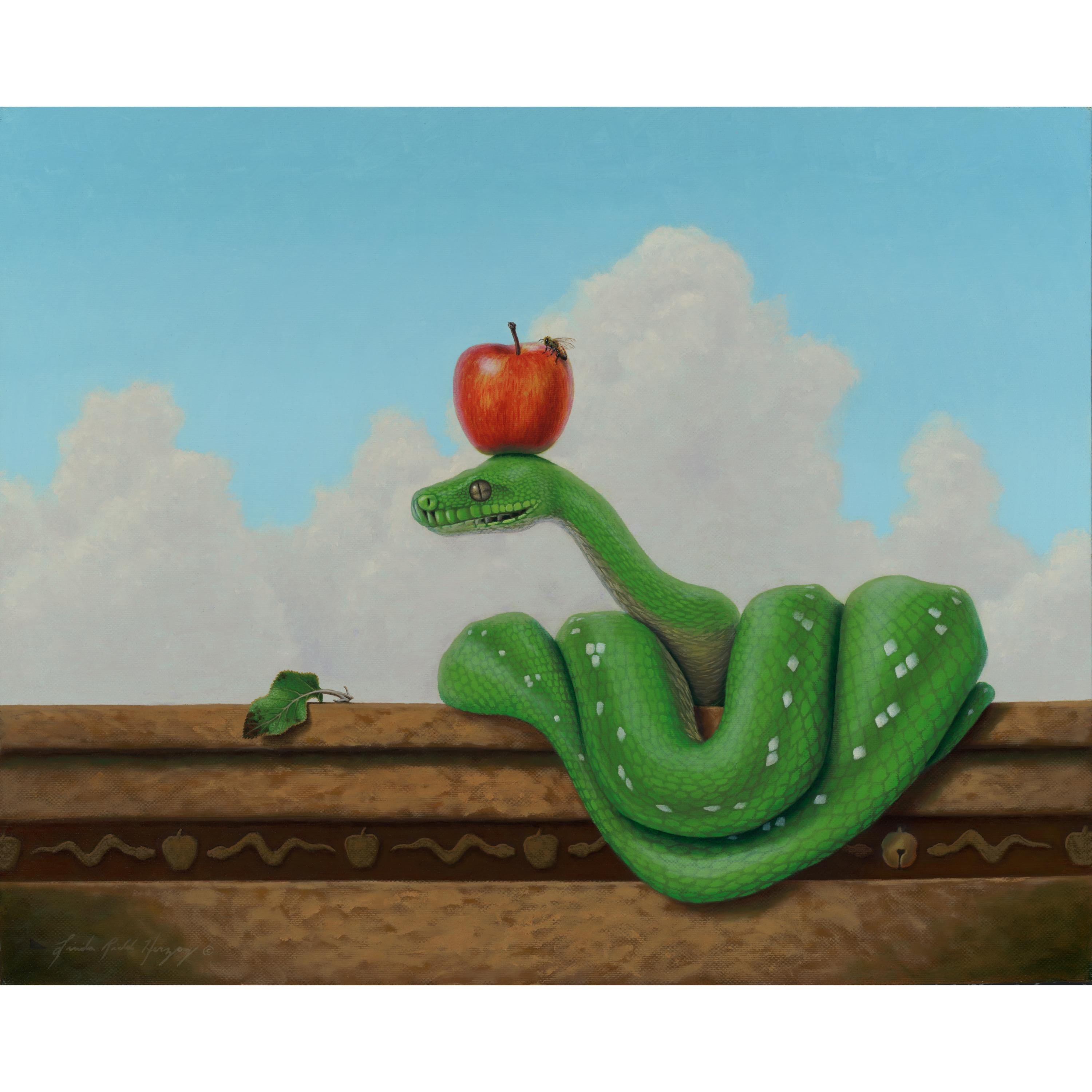 Linda Ridd Herzog Animal Painting - Temptation