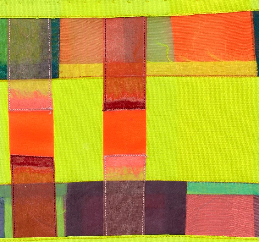Urban, 2023, colorful, abstract collage  - Abstract Mixed Media Art by Linda Schmidt