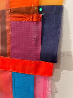 Mesh, 2023, collage coloré et abstrait