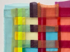 Sans titre (0380), sculpture abstraite en tissu coloré