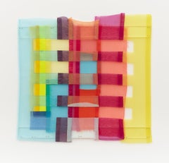 Untitled (0380), colorful abstract fabric sculpture