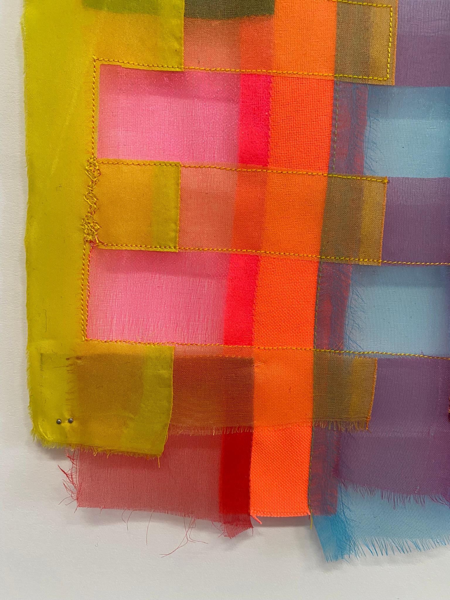 Untitled (0382), colorful abstract fabric sculpture 3