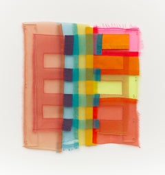 Untitled (0383), colorful abstract fabric sculpture