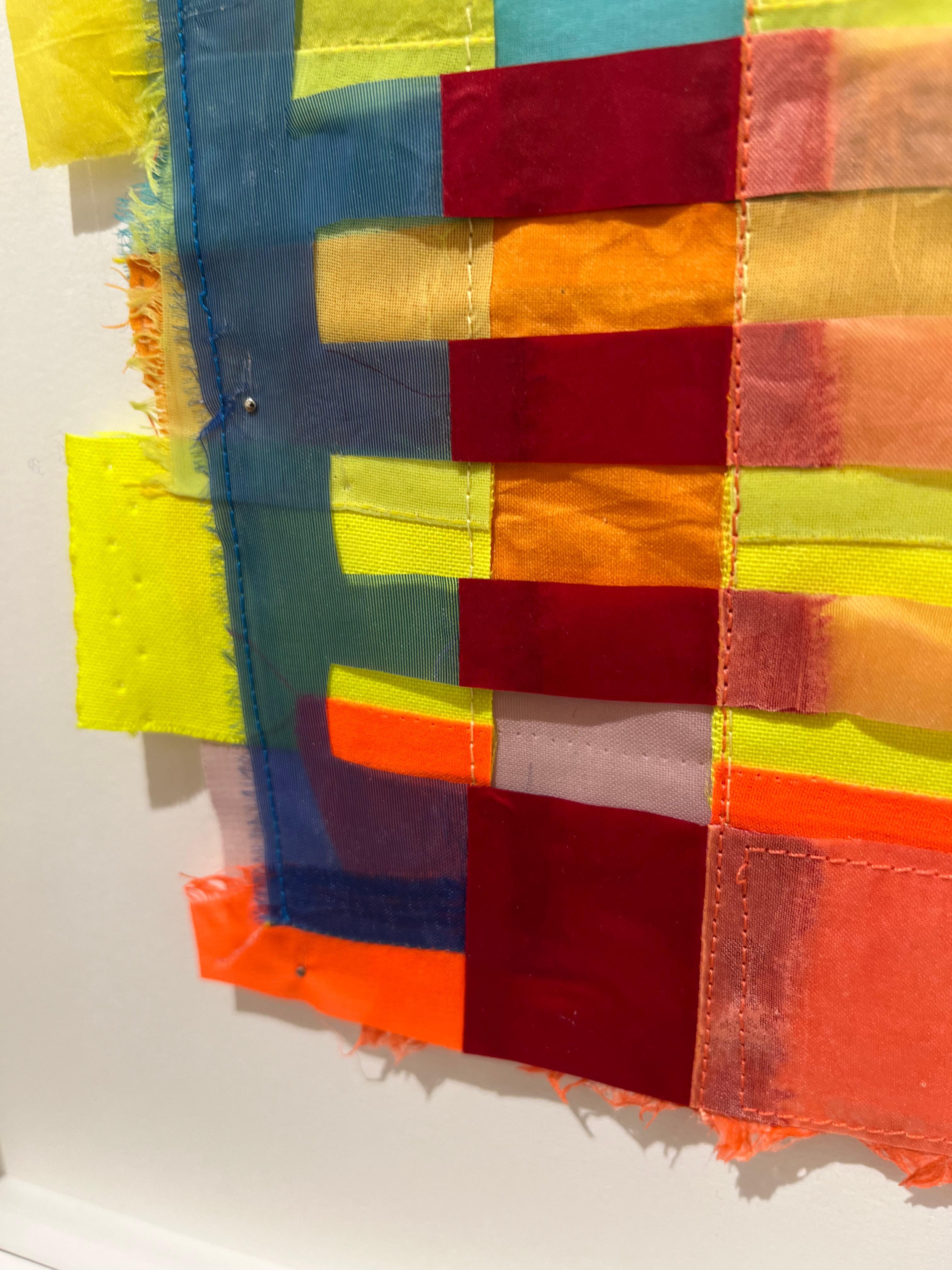 Untitled (0393), 2021, colorful, abstract collage  - Sculpture by Linda Schmidt