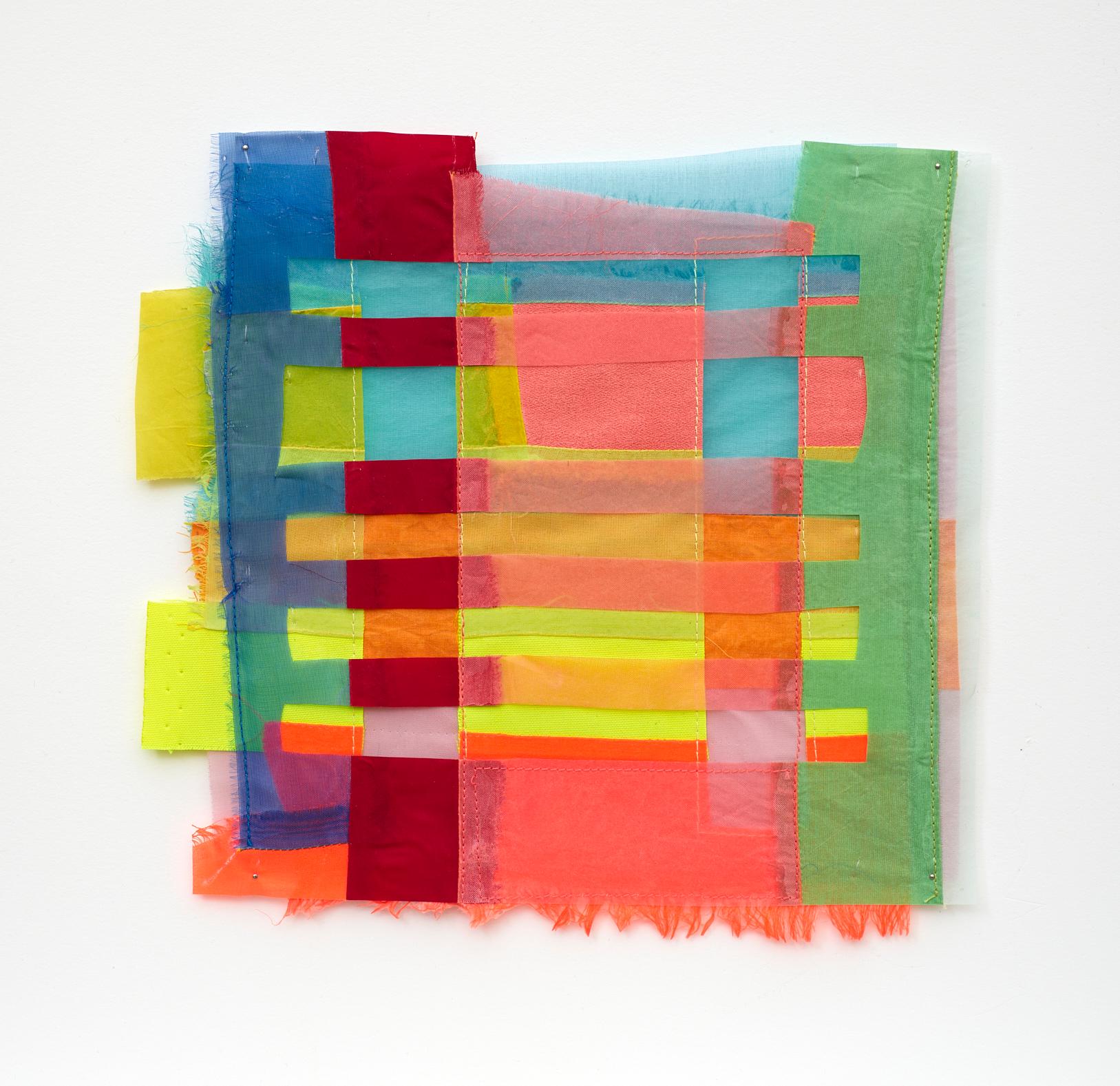 Linda Schmidt Abstract Sculpture - Untitled (0393), 2021, colorful, abstract collage 