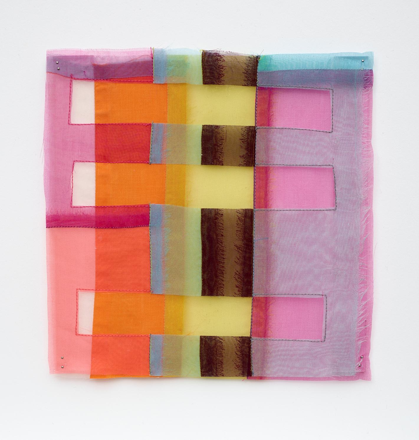 Linda Schmidt Abstract Sculpture - Untitled (0396),  colorful, abstract collage 