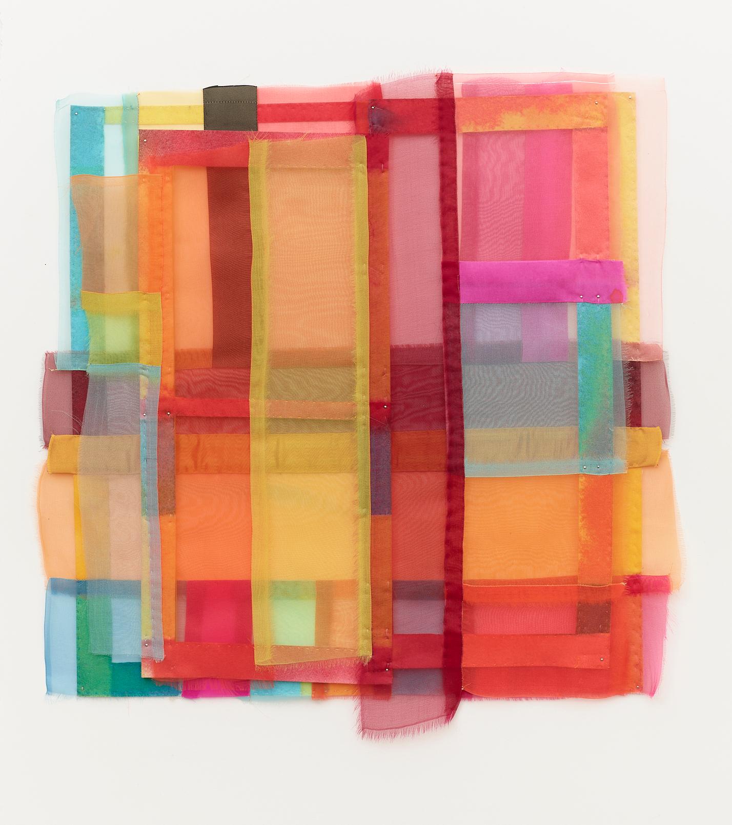 Linda Schmidt Abstract Sculpture - Untitled (0399), colorful, abstract collage 