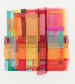Ohne Titel (0399), farbige, abstrakte Collage 