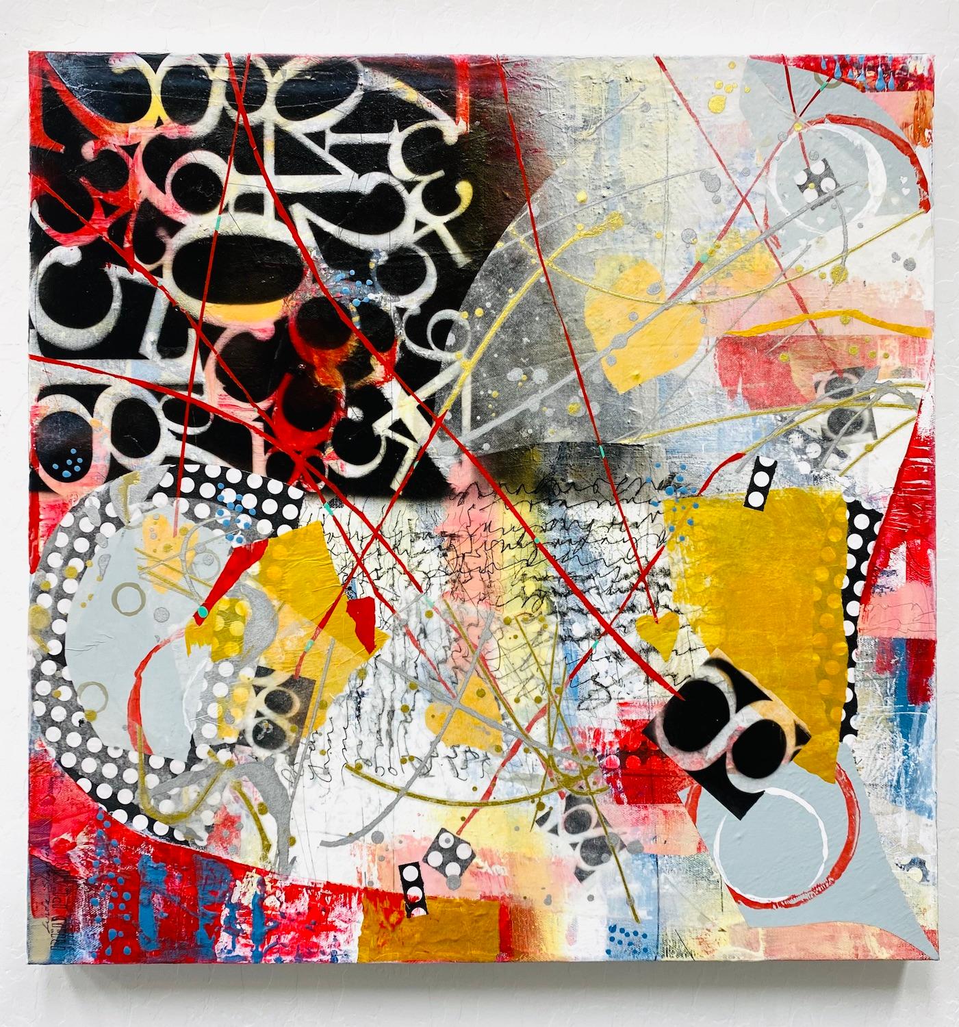 <p>Commenti dell'artista<br />L'artista Linda Shaffer presenta una vibrante rappresentazione astratta a più livelli di un cuore. Monoprincipi incastonati, carte washi, mark-making e immagini originali costituiscono l'immagine d'impatto. Pennellate