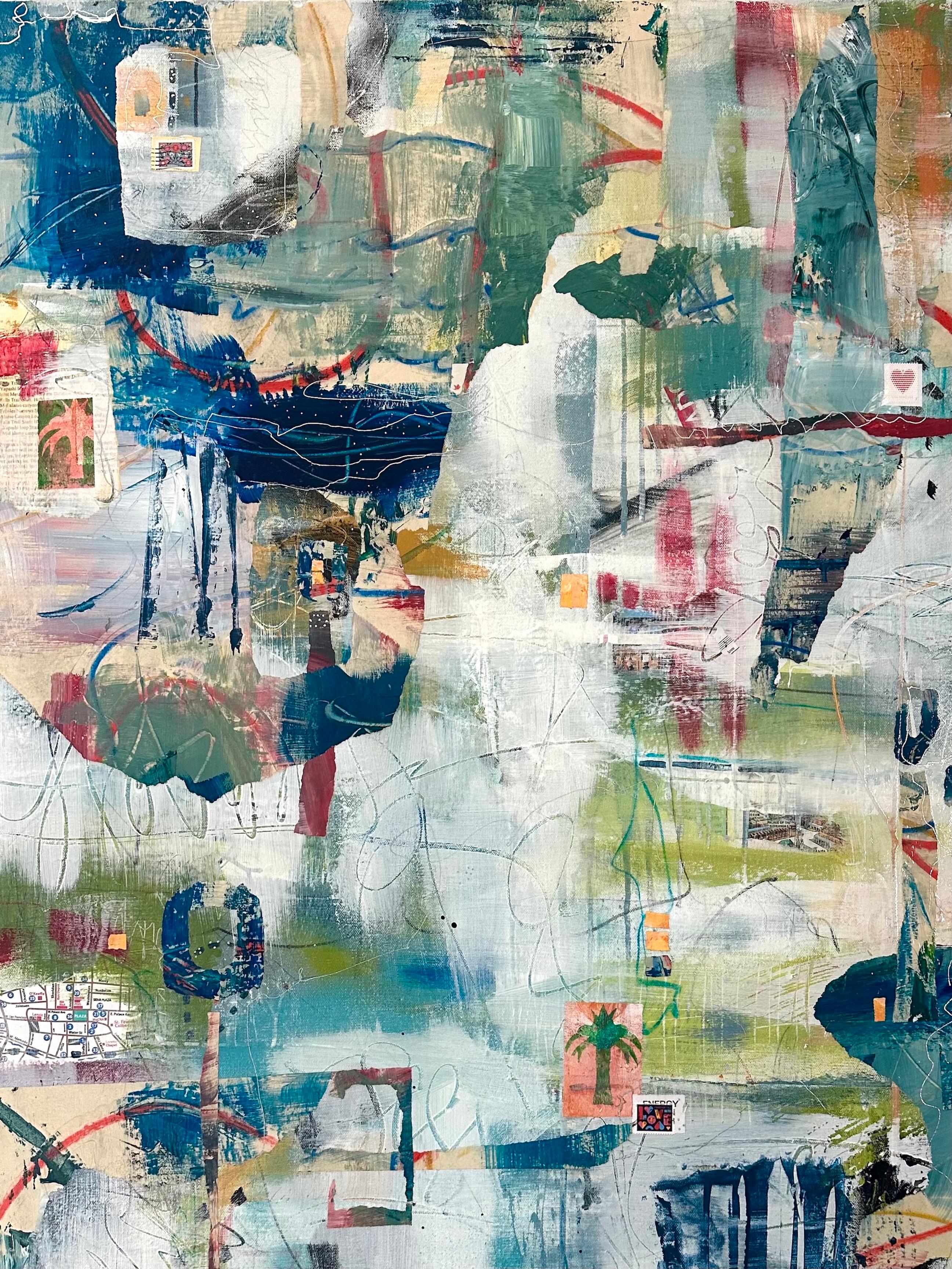 Along the Way, Abstract Painting in vendita 1