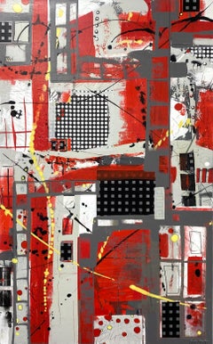 Block Party, Abstract Painting