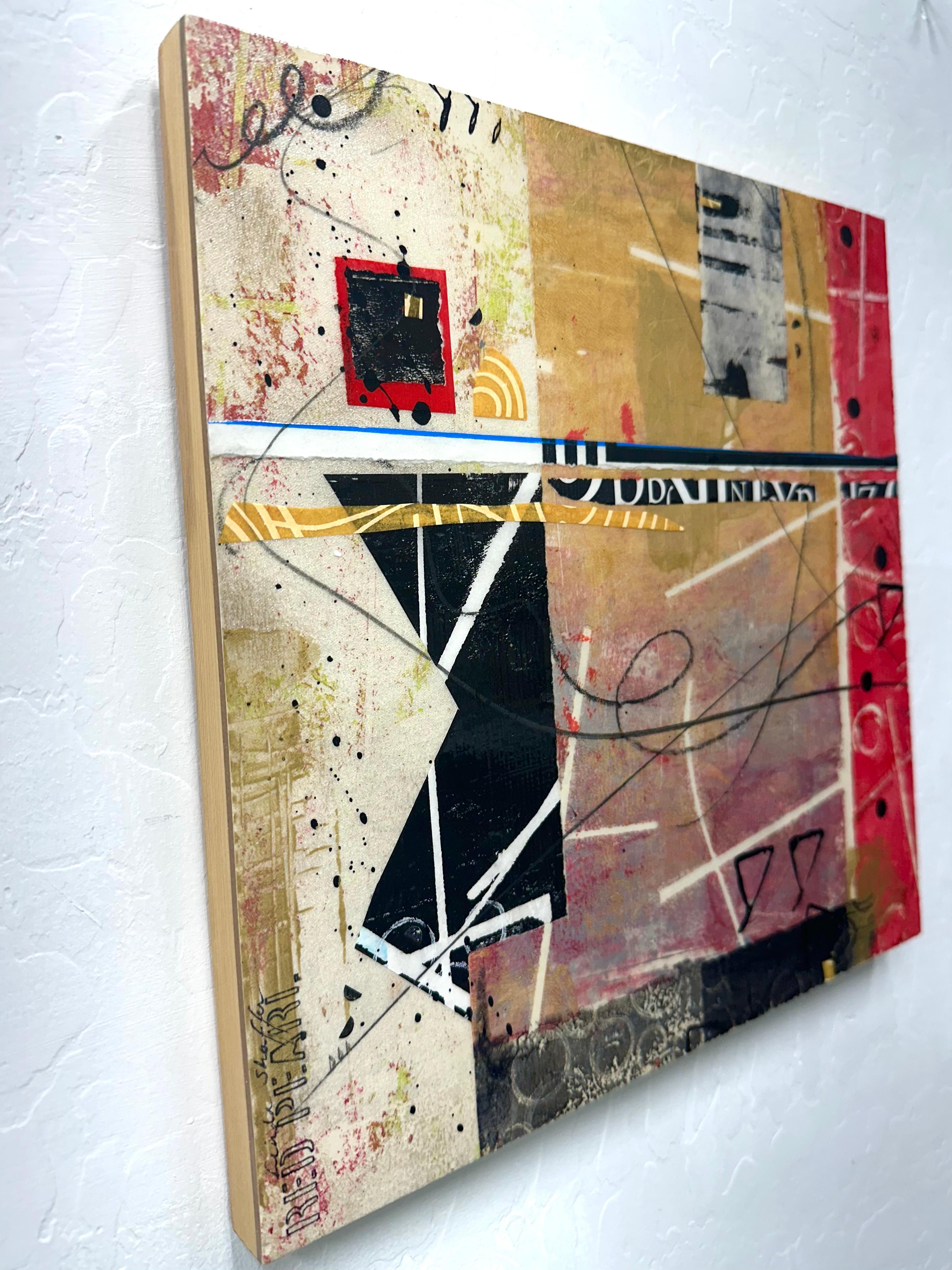 Respiro 2, Pittura astratta - Mixed Media Art Astratto di Linda Shaffer