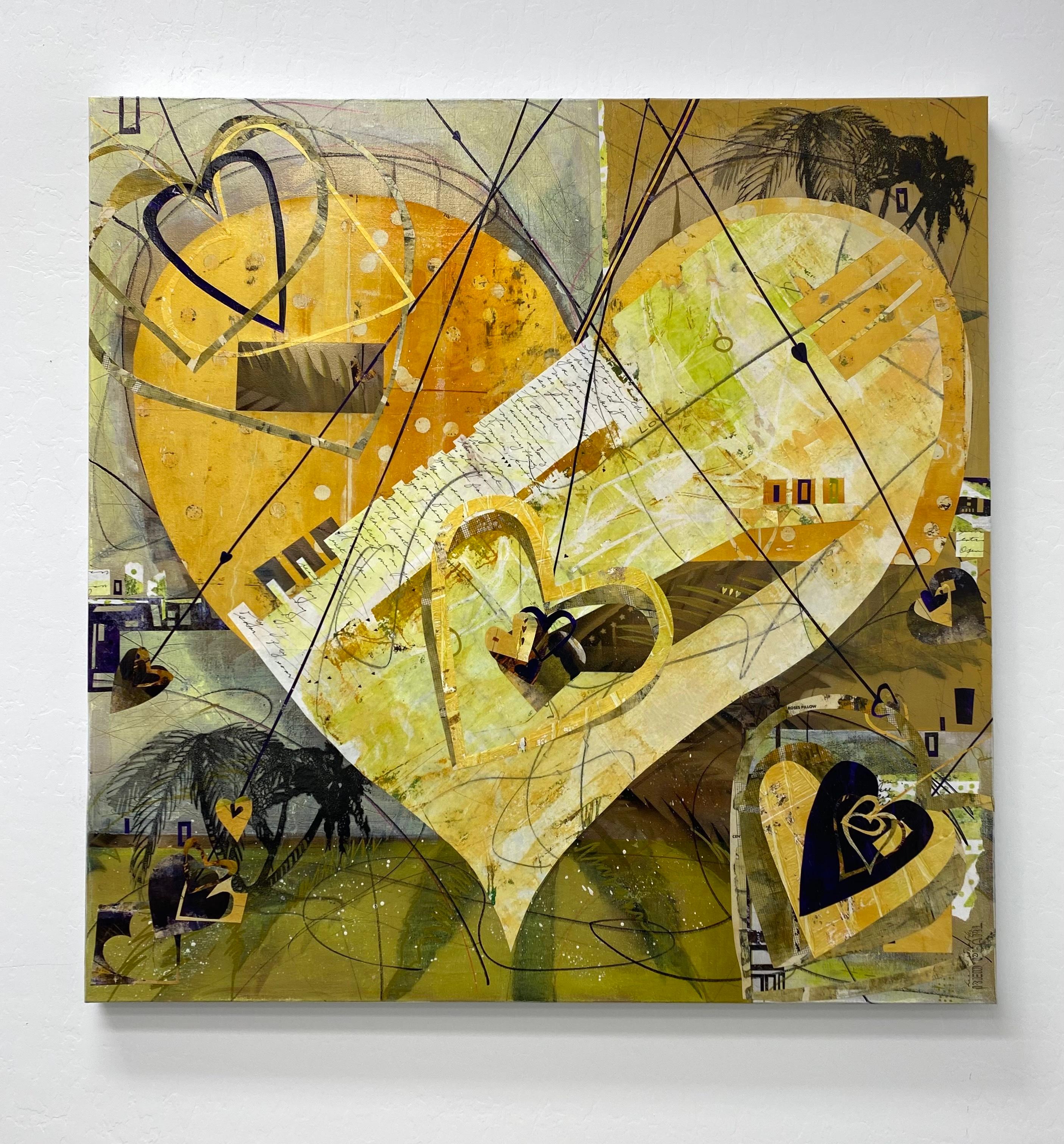 <p>Commenti dell'artista<br />L'artista Linda Shaffer propone un brillante collage astratto nel suo stile caratteristico. L'opera parla delle persone inaspettate che entrano nella nostra vita, quelle che non avremmo mai immaginato di amare o di