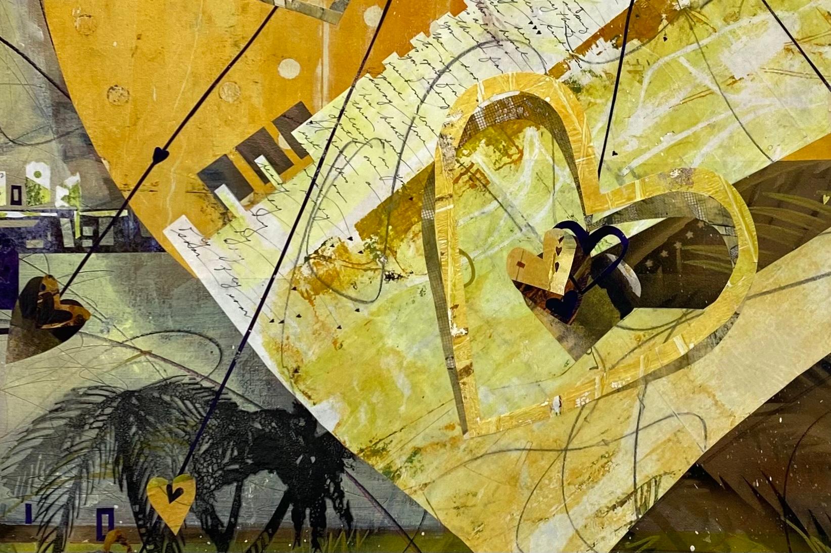 Porta nel cuore, Pittura astratta in vendita 1