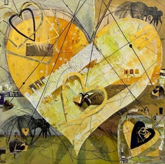 Door in Our Hearts, Abstract Painting