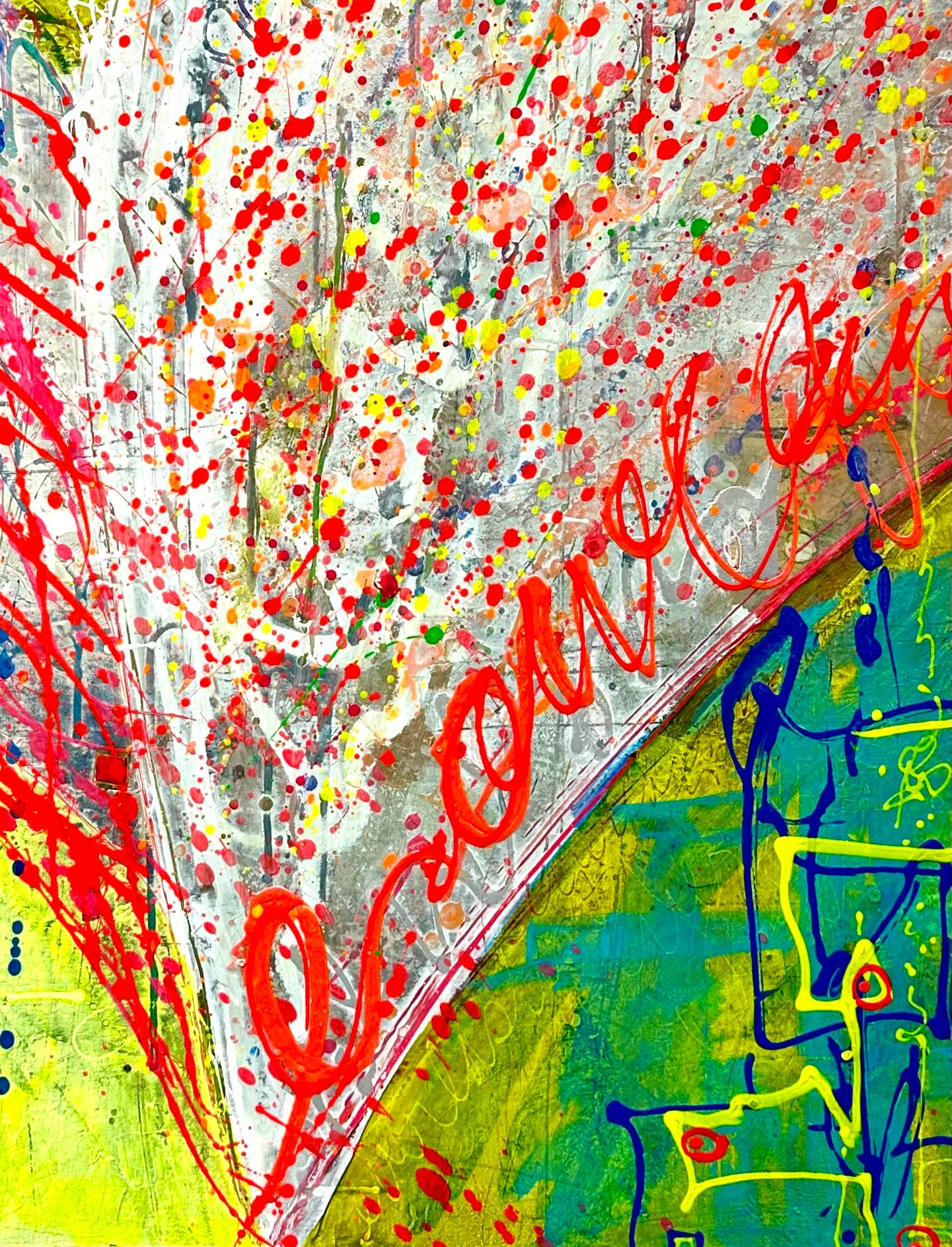 Excitement, Abstract Painting For Sale 2