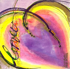 Melted Hearts, Abstract Painting
