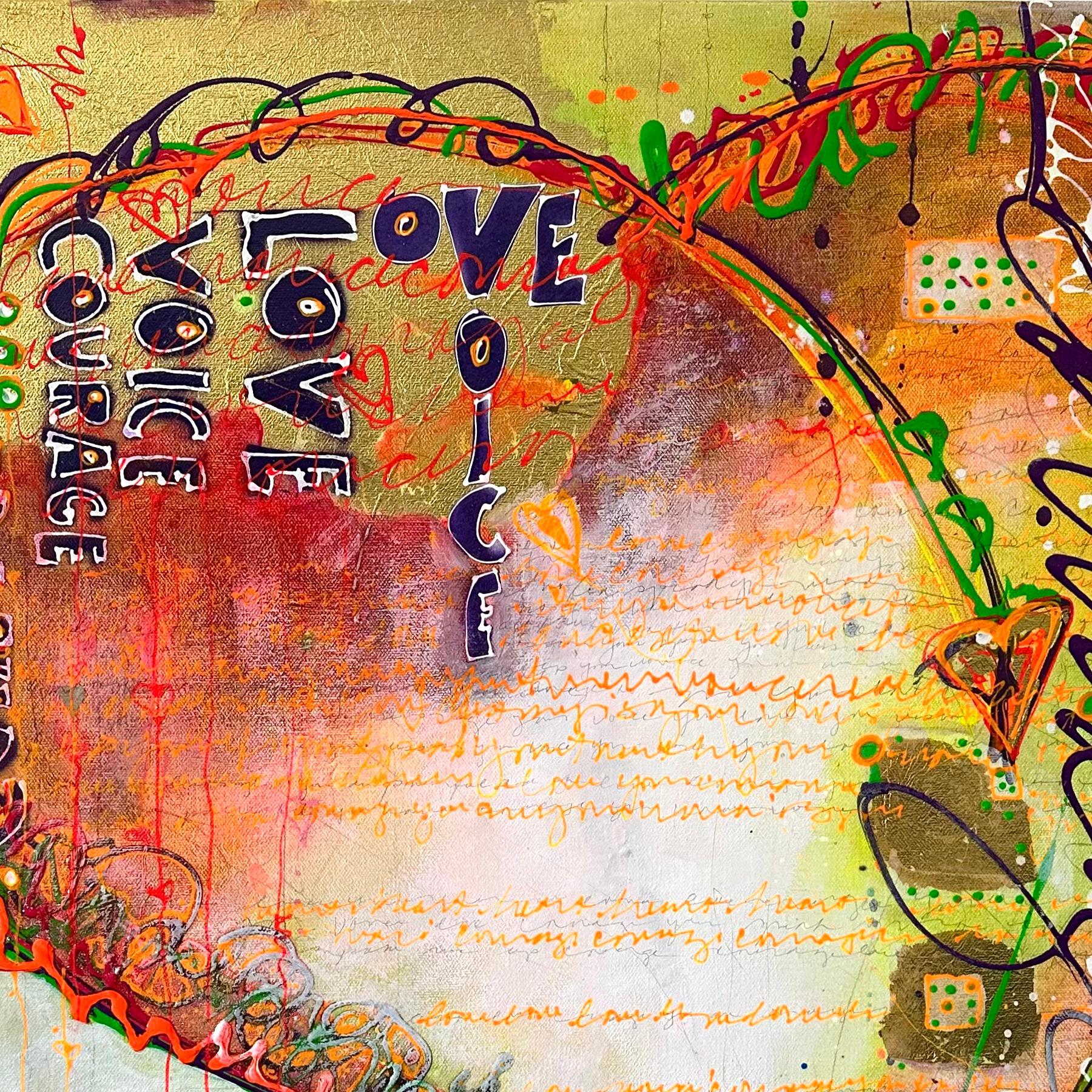 Notes to Self, Abstract Painting For Sale 2