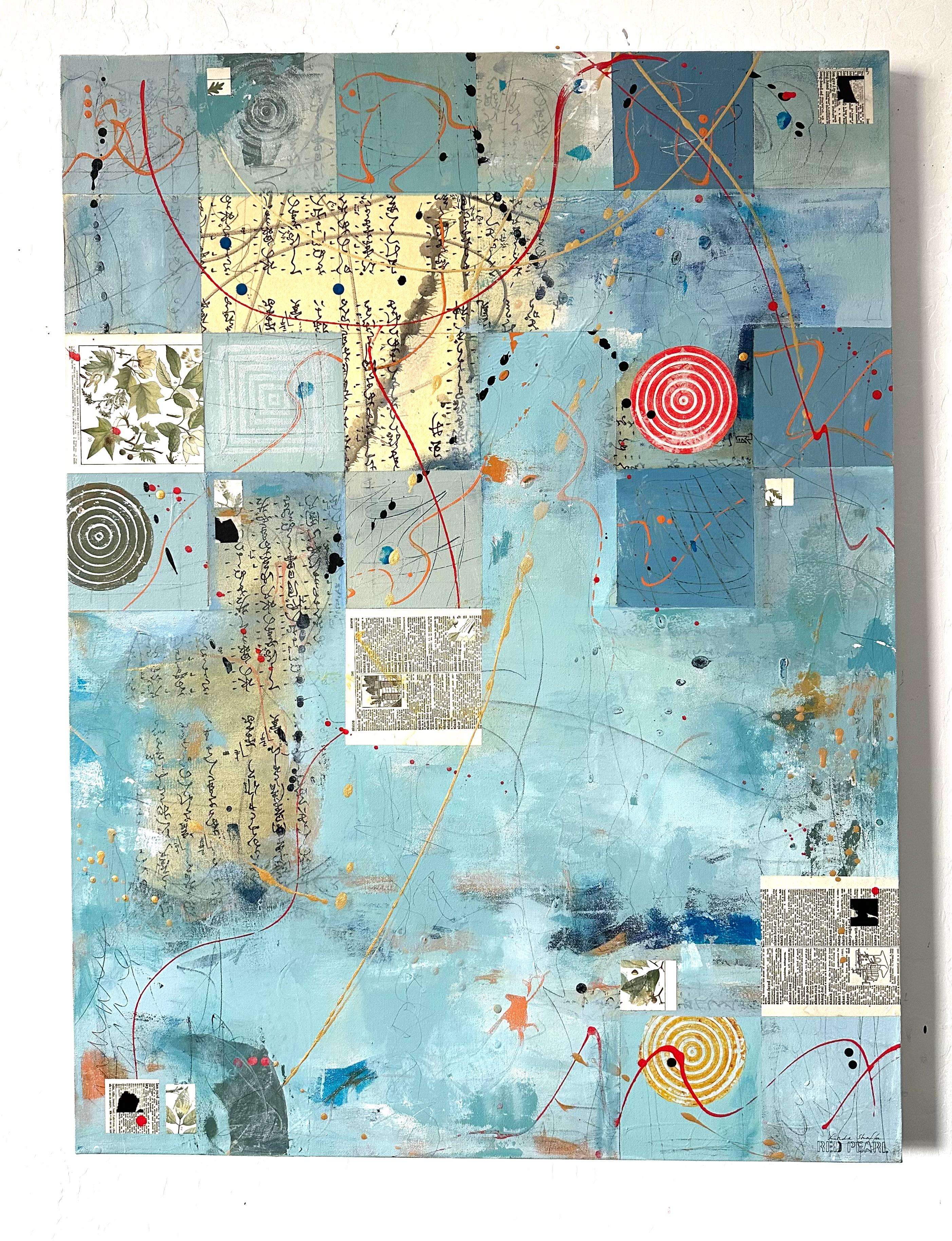 Small Talk, Abstract Painting For Sale 1
