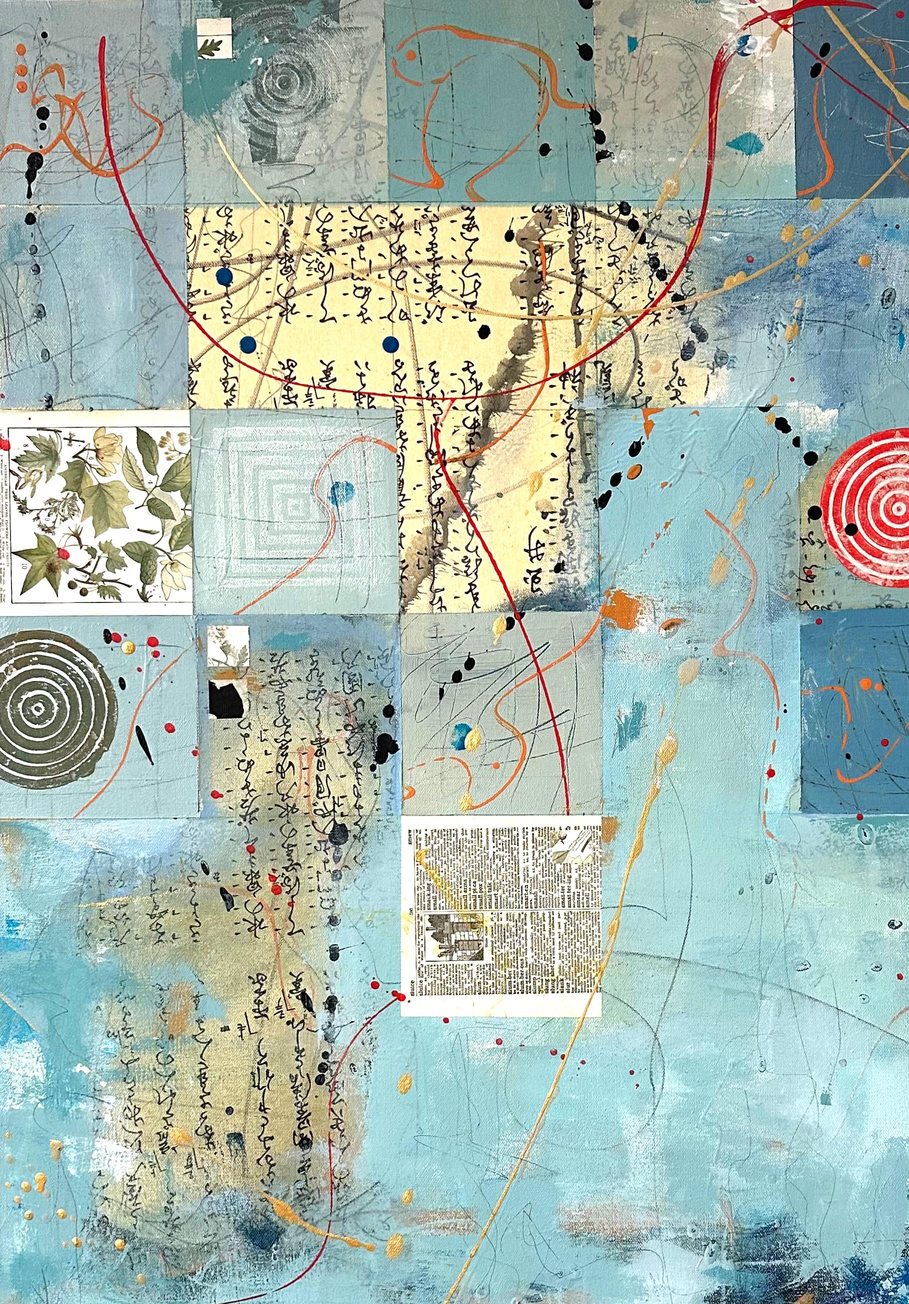 Small Talk, Abstract Painting For Sale 2