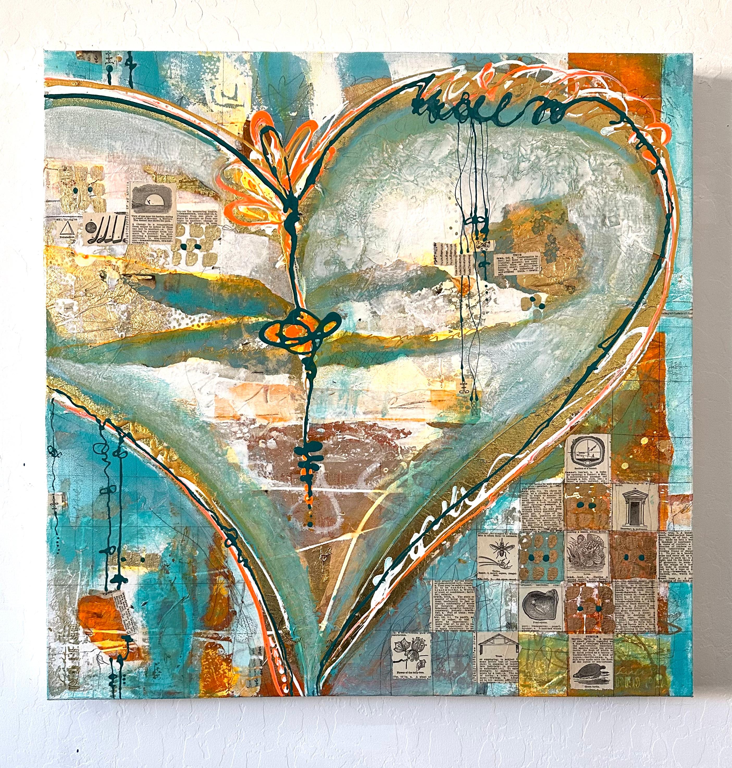 <p>Comentarios del artista<br />Un collage de pinturas y papeles crea una composición llena de texturas y simbolismo. Refleja las relaciones y las conexiones invisibles que compartimos. Inspirado en la confianza, destaca cómo las personas adecuadas