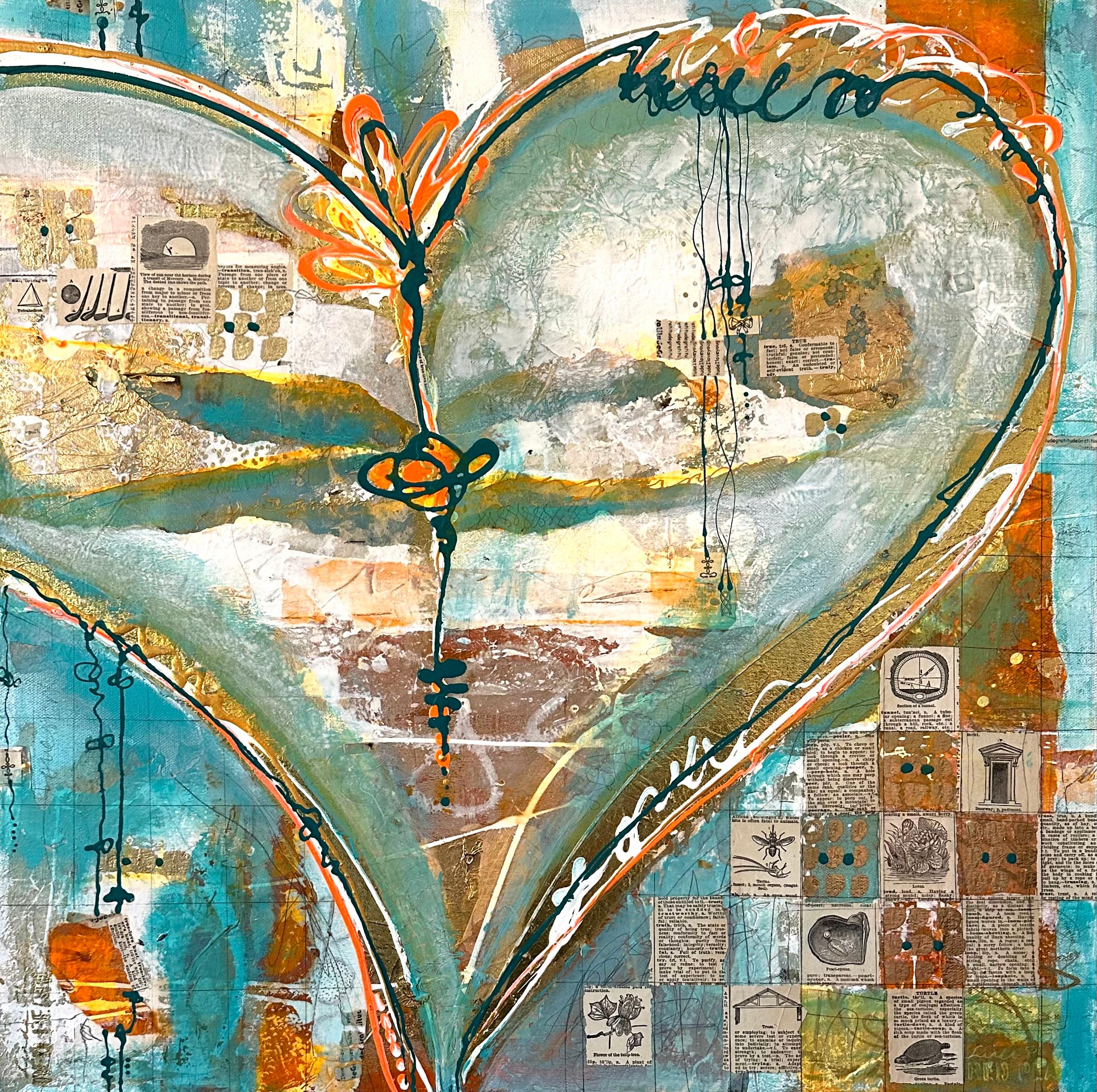 Confianza, Pintura original - Mixed Media Art de Linda Shaffer
