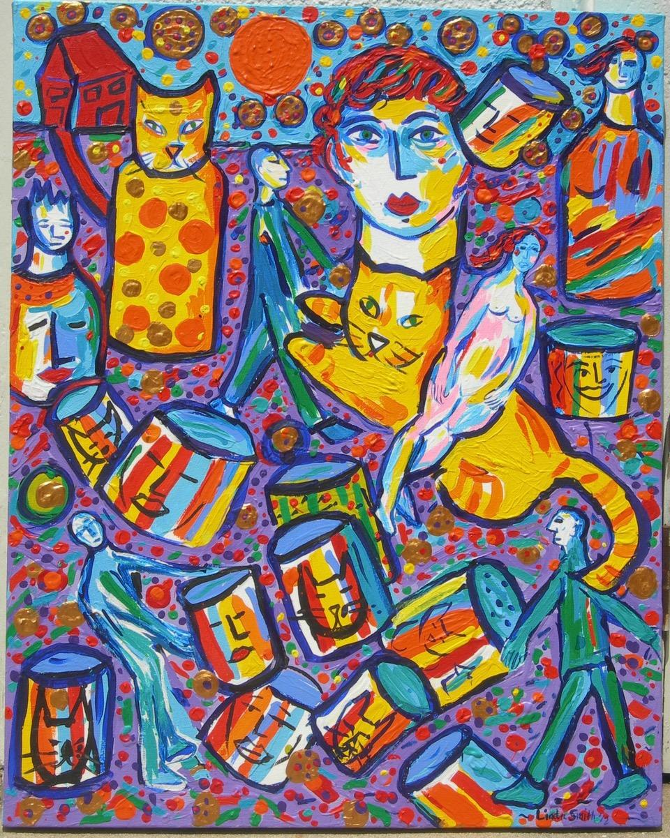  Linda Smith Figurative Painting – IM STUDIO