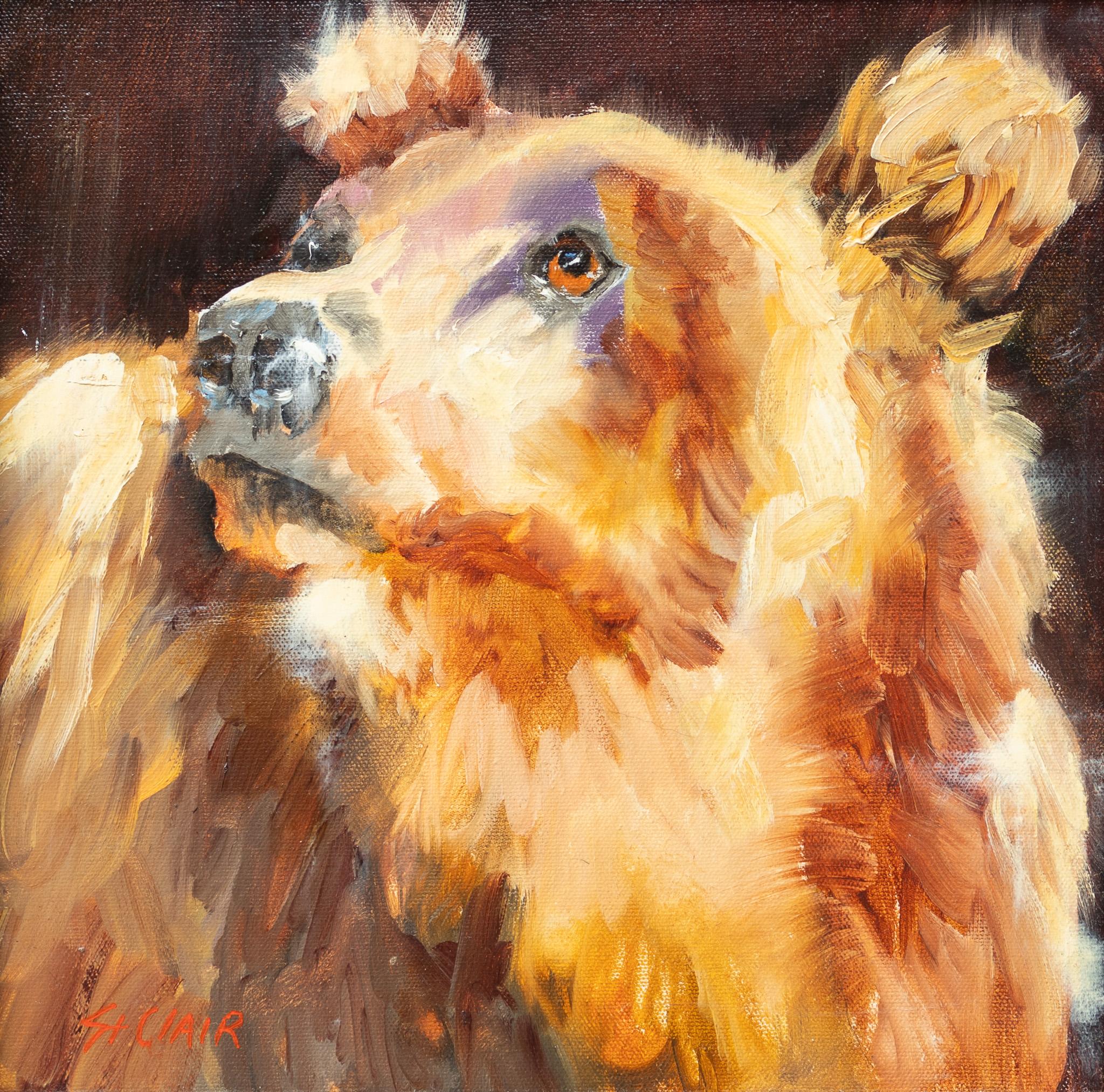 Linda St. Clair Animal Painting - Blondes Have More Fun