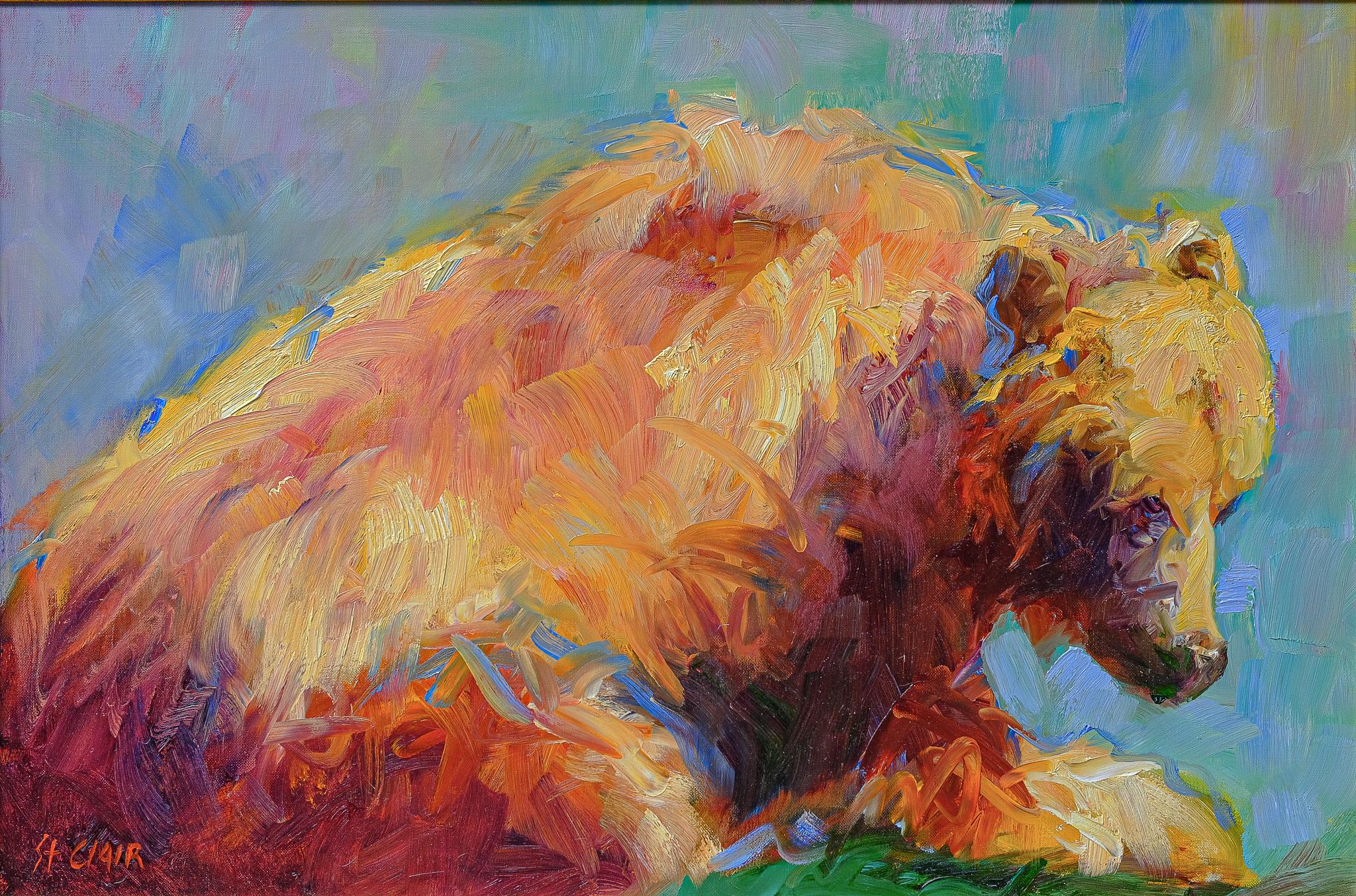"Sogno ad occhi aperti" (Orso reclinato)