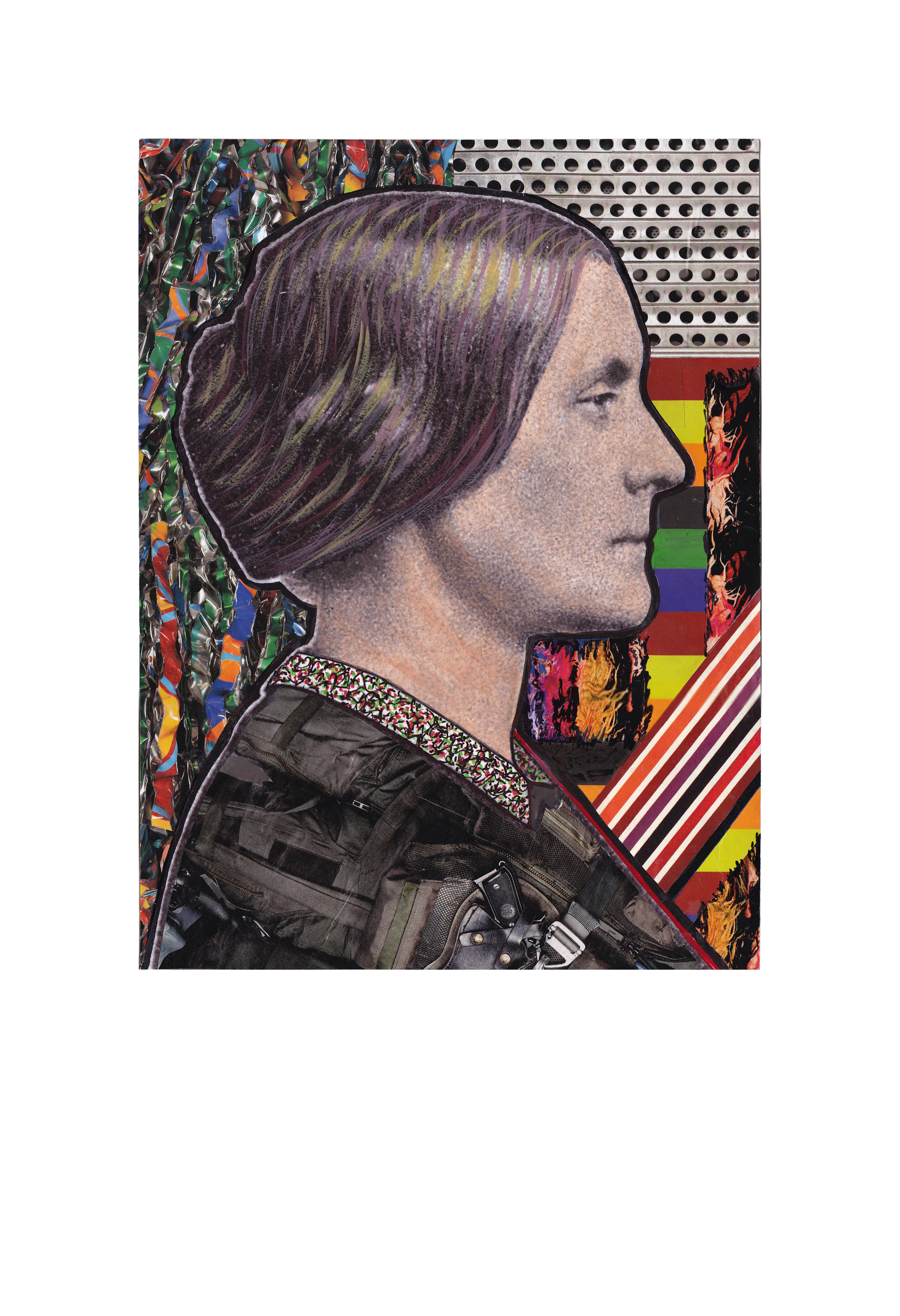 Linda Stein Portrait Print -  Signed Limited Edition Feminist Contemporary Art Print - Susan B. Anthony 786 