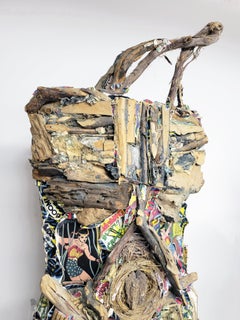 Sculpture américaine contemporaine en techniques mixtes - Linda Stein, Country Knight 643