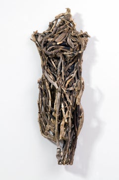 Sculpture américaine contemporaine en bois - Linda Stein, Branch Life 724