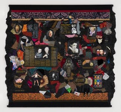 Feminist Contemporary Mixed Media Fabric Sculptural Tapestry - Nancy Wake 933