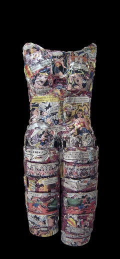 Knight of New Thoughts 667 - Scultura contemporanea indossabile a tecnica mista